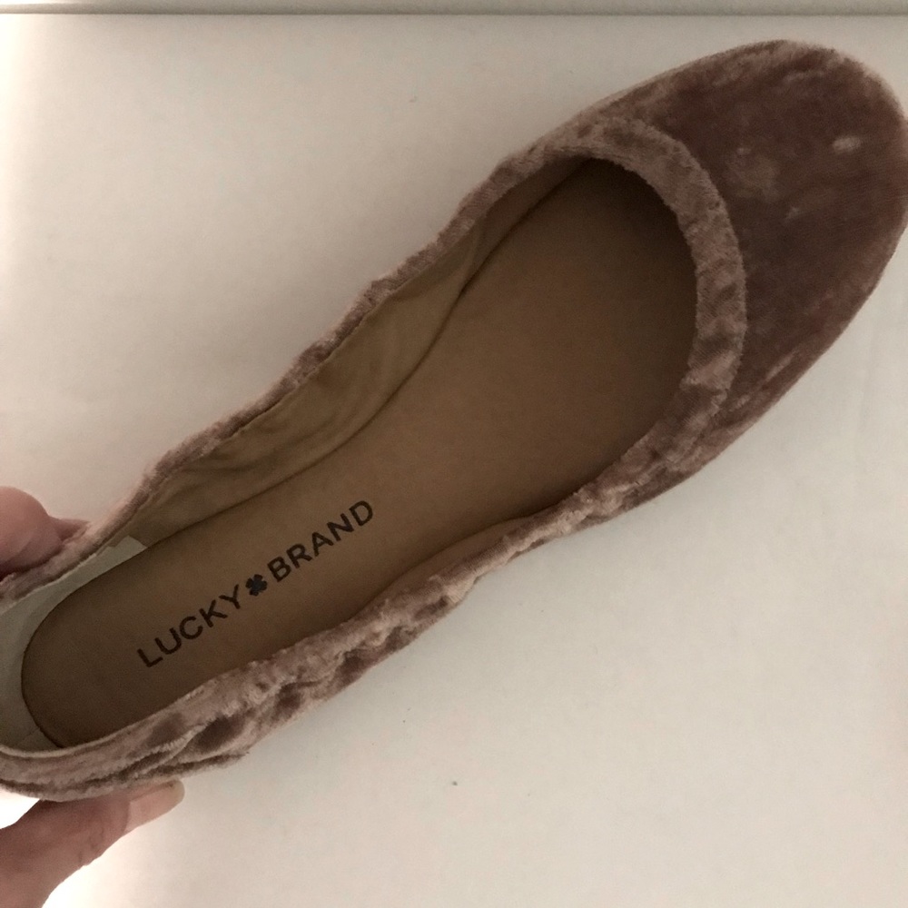 Lucky Brand Velvet Ballet Flats - Picture 7 of 13